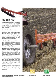 Kuhn VARI LANDER XC Semi Mounted Plows Agricultural Catalog page 2