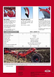 Kuhn VARI LANDER XC Semi Mounted Plows Agricultural Catalog page 8