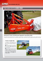 Kuhn GMD GA GRASS HARVESTING GM SERIES 100 100 Agricultural Catalog page 12