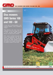 Kuhn GMD GA GRASS HARVESTING GM SERIES 100 100 Agricultural Catalog page 2
