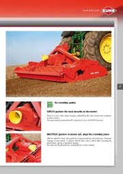 Kuhn Rigid Power Harrows 104 1004 Series Agricultural Catalog page 7