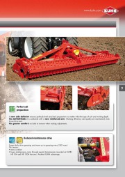 Kuhn Rigid Power Harrows 104 1004 Series Agricultural Catalog page 9