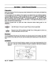 New Holland Grain Belt Plus Combine Reservoir Integration Owners Manual page 4