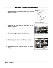 New Holland Grain Belt Plus Combine Reservoir Integration Owners Manual page 5