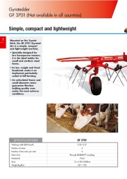 Kuhn GF GF Gyrotedders From 3 70 M 12 2 5 75 Agricultural Catalog page 4