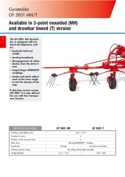 Kuhn GF GF Gyrotedders From 3 70 M 12 2 5 75 Agricultural Catalog page 8