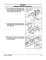 New Holland CR9040 CR9080 CX8070 8090 Header Height Control MC Mower BOXER Owners Manual page 25