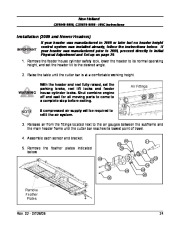 New Holland CR9040 CR9080 CX8070 8090 Header Height Control MC Mower BOXER Owners Manual page 26