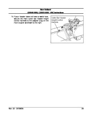 New Holland CR9040 CR9080 CX8070 8090 Header Height Control MC Mower BOXER Owners Manual page 30