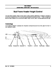 New Holland CR9040 CR9080 CX8070 8090 Header Height Control MC Mower BOXER Owners Manual page 4