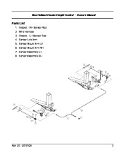New Holland Header Height Control Owners Manual page 4